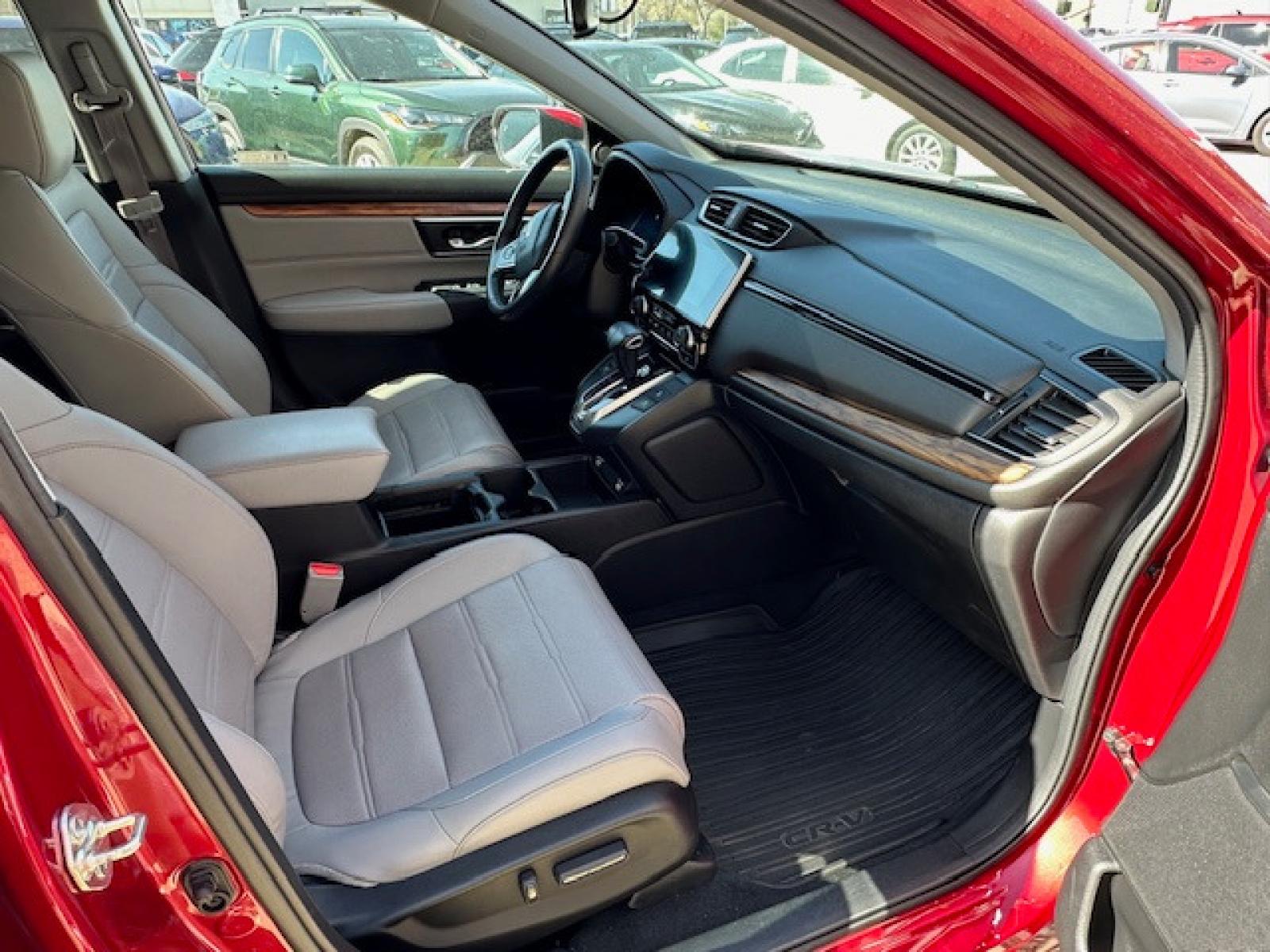 2020 Red /Gray Leather Honda CR-V EX-L AWD (5J6RW2H89LA) with an 1.5L L4 16V DOHC TURBO engine, CVT transmission, located at 3200 1st Avenue North, Billings, MT, 59101, (406) 245-9055, 45.779270, -108.510742 - Super Sharp Off Leased SUV. EX-L Package with Power Moon Roof, Leather Interior, Power Seats, Upgraded Sound System, Never Smoked In and Only 27,000 Miles! CarFax Dealer. Auto Brokers of Montana/AA&A Auto Rental/Fox Car Rental Billings - Photo #12